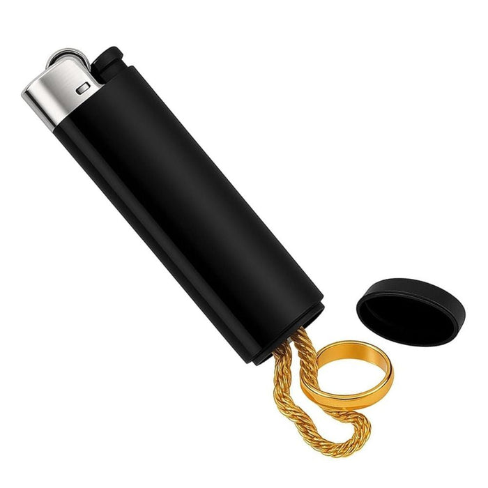 Classic lighter diversion safe with hidden stash compartment