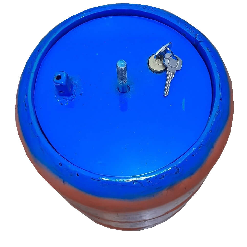 Butane bottle stash box concealed storage interior