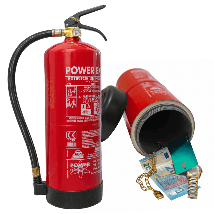 6 kg fire extinguisher diversion safe with hidden stash compartment