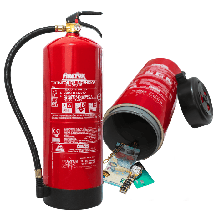 9 kg fire extinguisher diversion safe with large hidden stash compartment