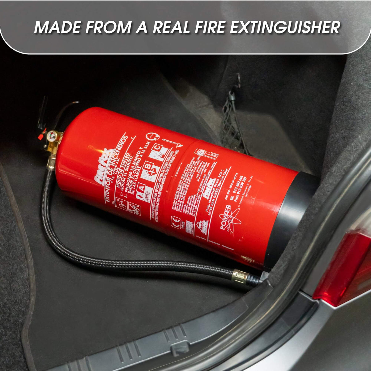 9 kg fire extinguisher stash box concealed storage interior