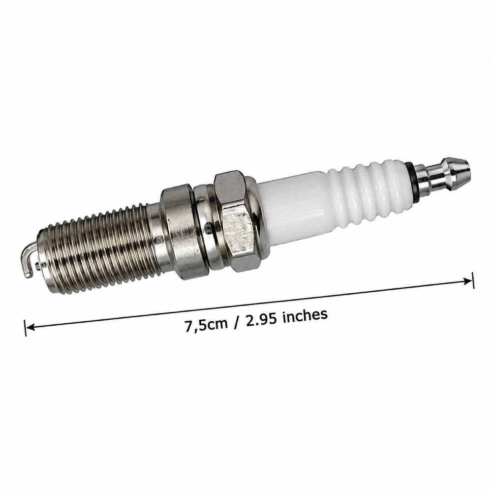 Spark plug stash container open showing hidden compartment