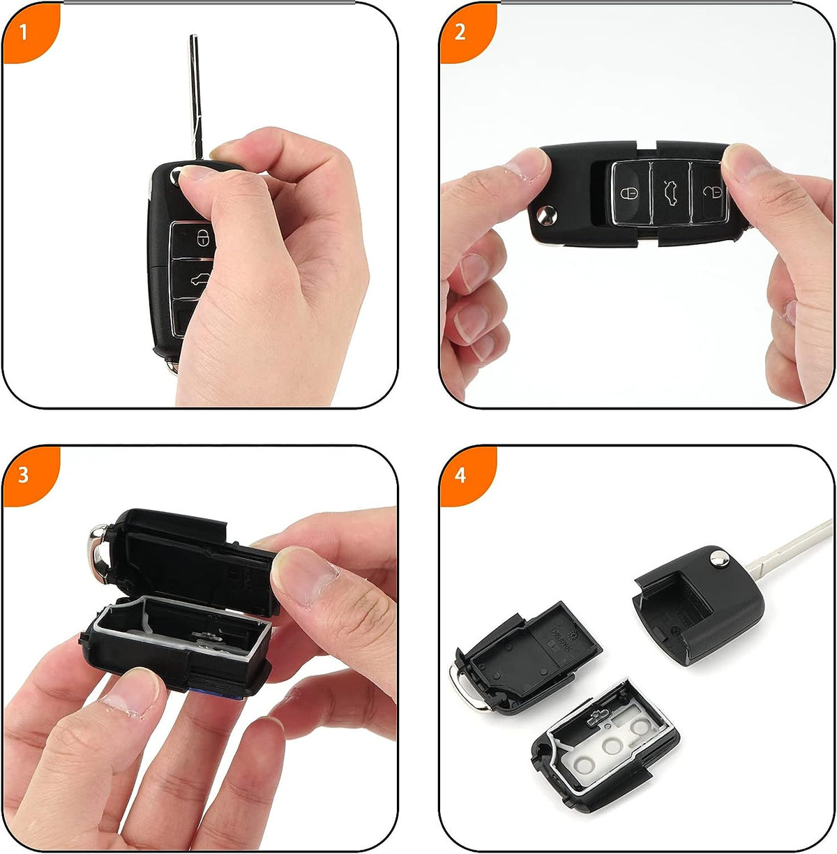 Car key diversion safe size reference