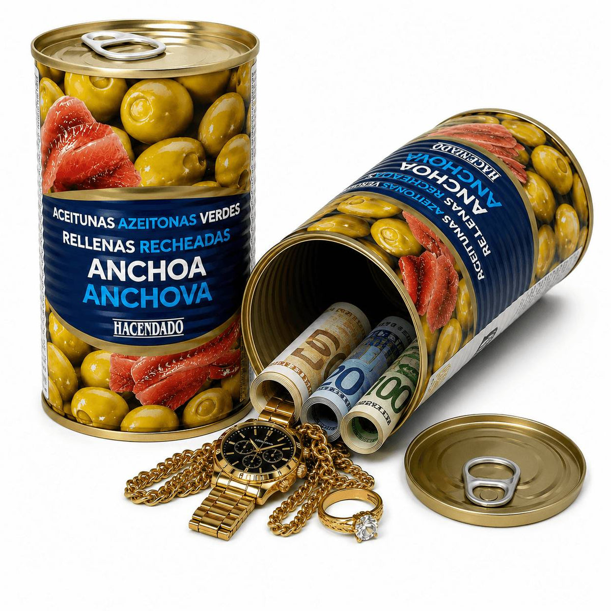 olive jar diversion safe with hidden compartment