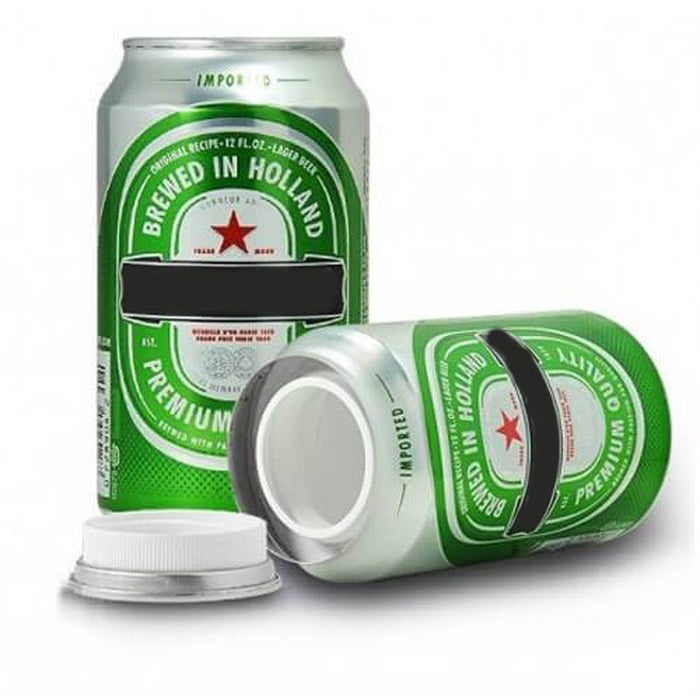 Coffre-fort de dissimulation en forme de canette de bière avec compartiment secret