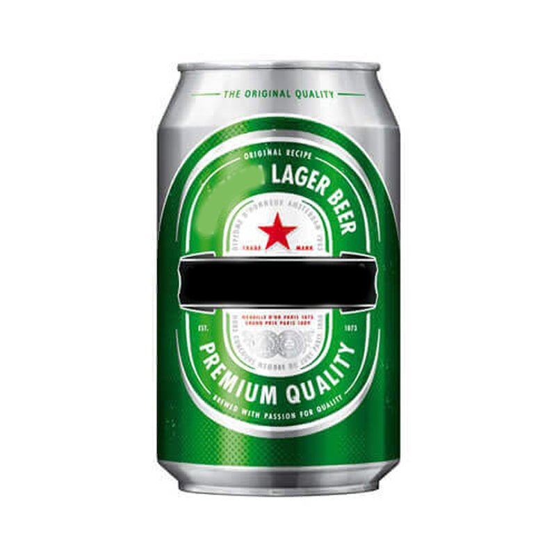 Beer can stash container for hiding valuables in the fridge