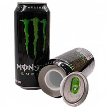 Monster can diversion safe for hiding valuables in plain sight