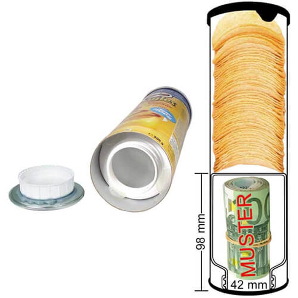 Potato chips can diversion safe for hiding valuables in the kitchen