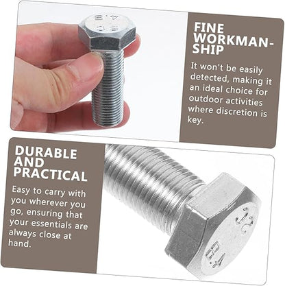 Screw stash container open showing hidden compartment