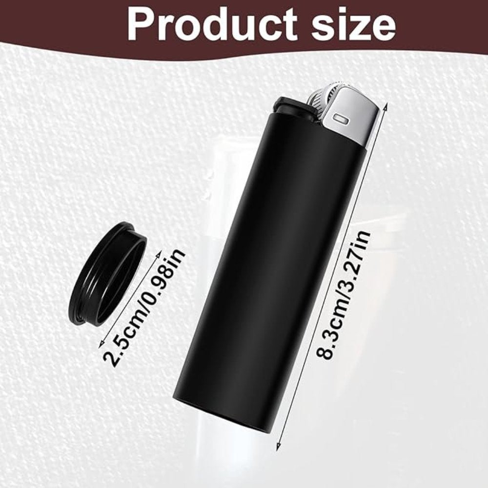 Classic lighter stash container open showing hidden compartment