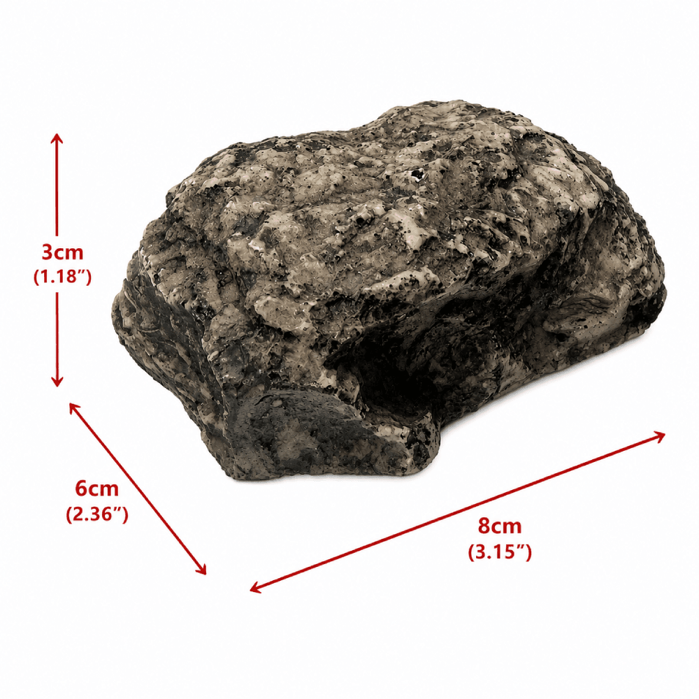 Rock diversion safe for hiding keys and valuables outdoors