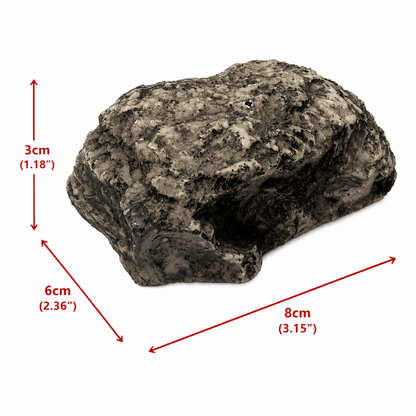 Rock diversion safe for hiding keys and valuables outdoors