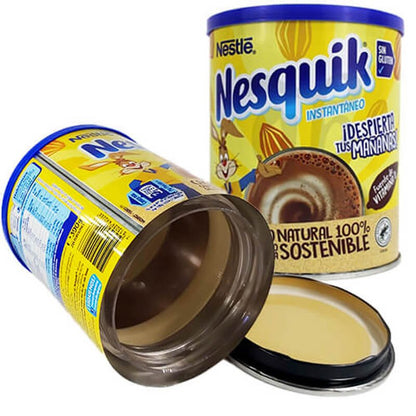 Cocoa powder jar diversion safe with hidden stash compartment