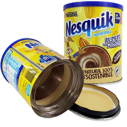 Cocoa powder jar diversion safe with hidden stash compartment