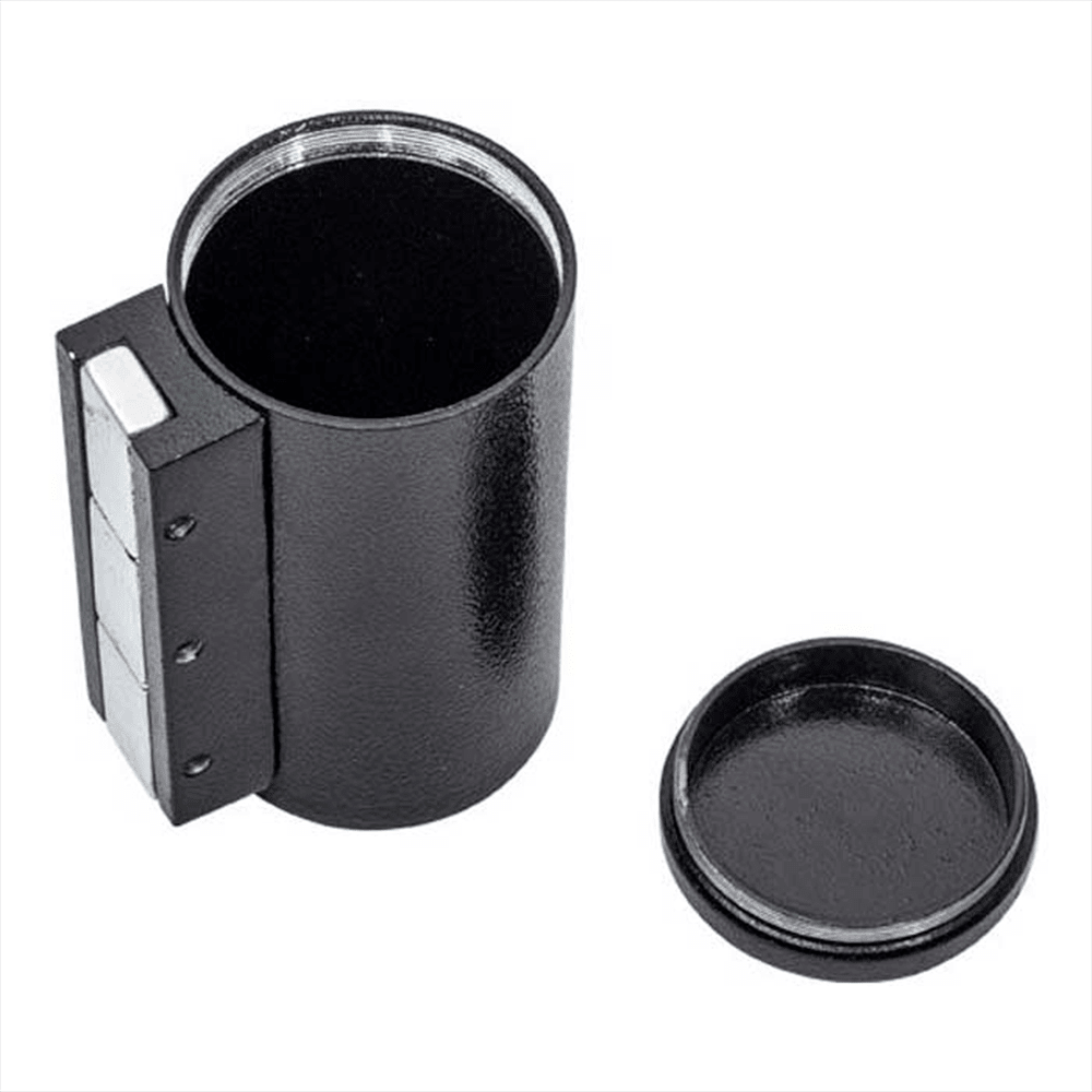 Magnetic stash box for cash and valuables size reference