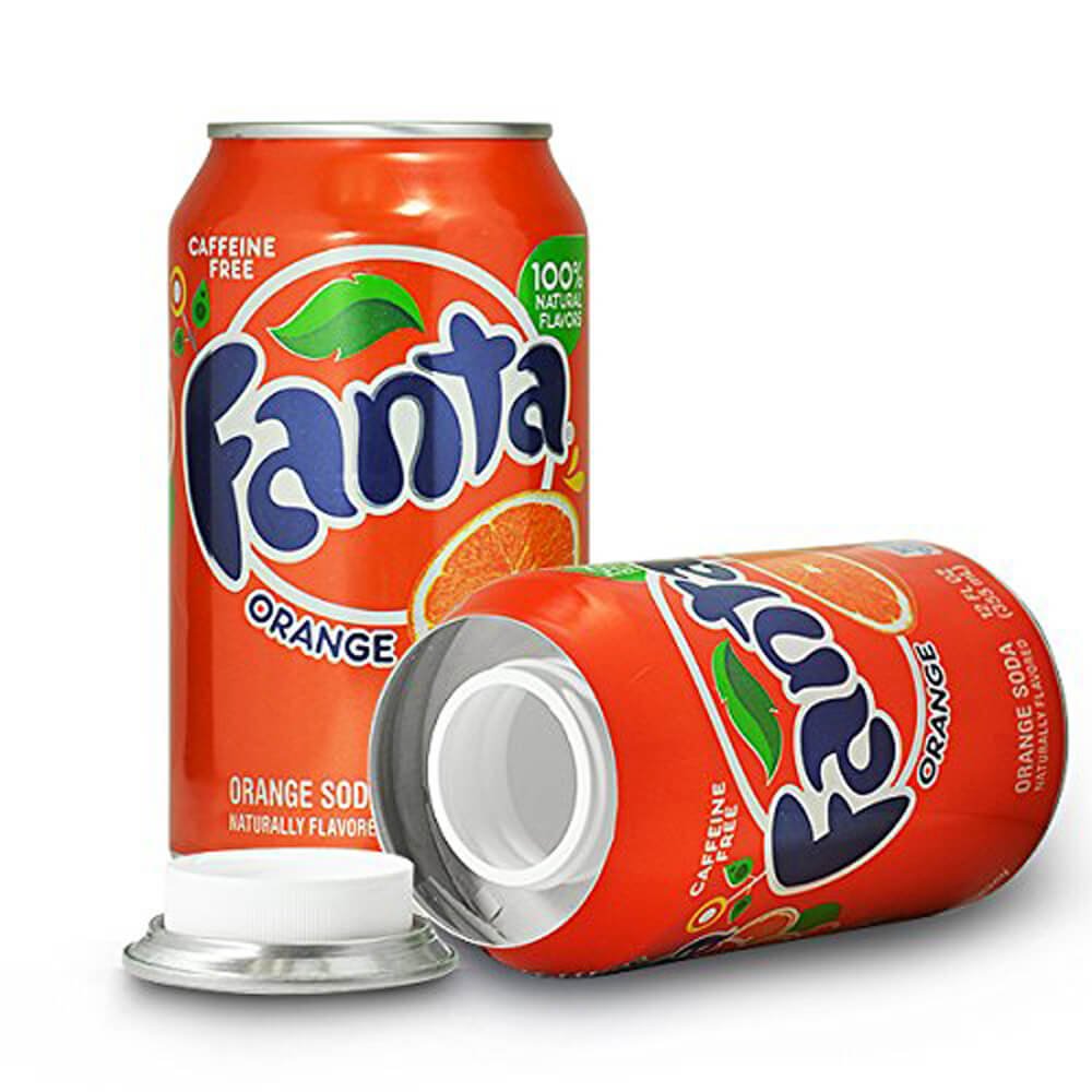 Fanta can diversion safe with hidden stash compartment