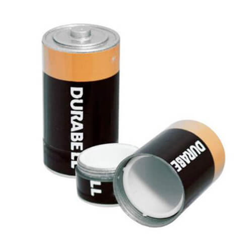Battery diversion safe available in AA C and D sizes
