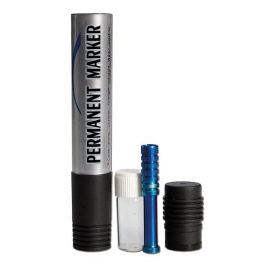 Permanent marker diversion safe with hidden stash compartment